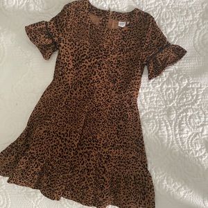Gap kids corduroy leopard dress